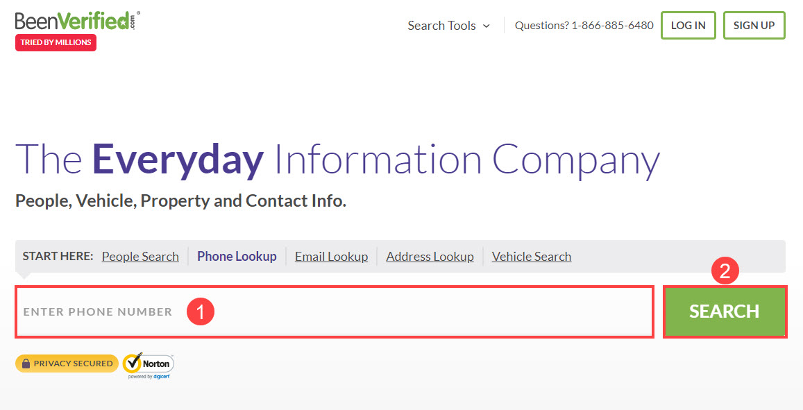 beenverified電話尋找